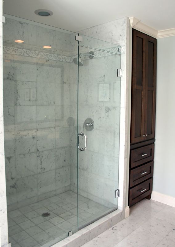 Contemporary Walk-In Shower